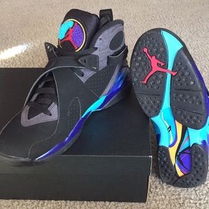 Jordan 8s Aquas